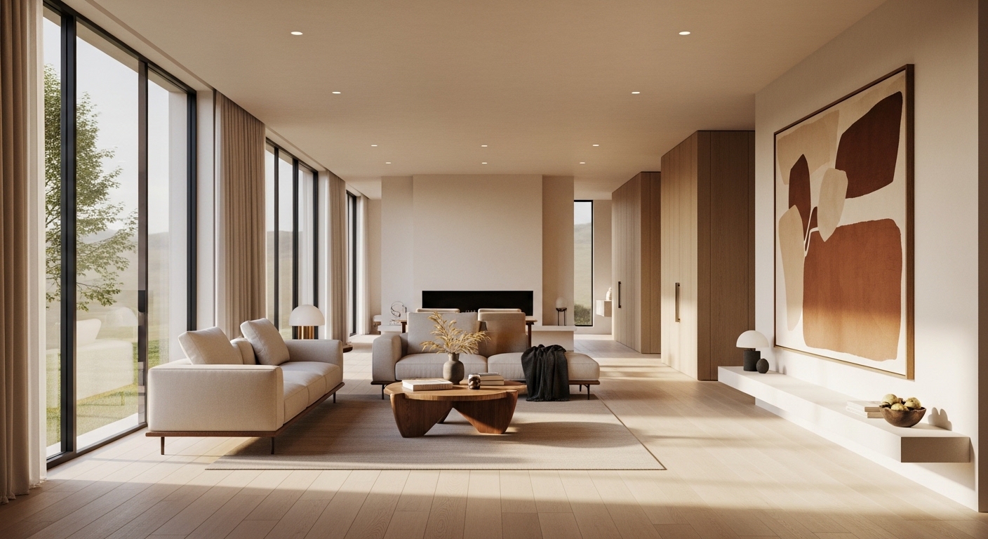 Luxury window brand advertising concept